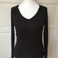 Maglia marrone elasticizzata