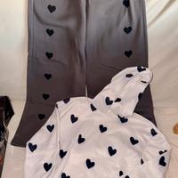 Tuta bimba fantasia cuori!