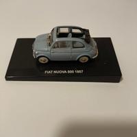 Modellino auto d'epoca Fiat Nuova 500 anno 1957