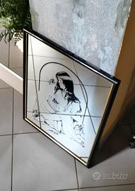 Specchi serigrafati vintage 