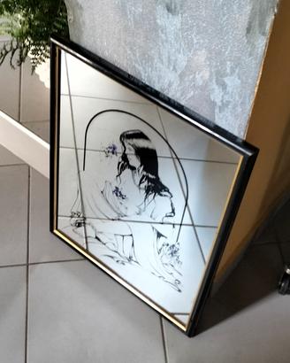 Specchi serigrafati vintage 
