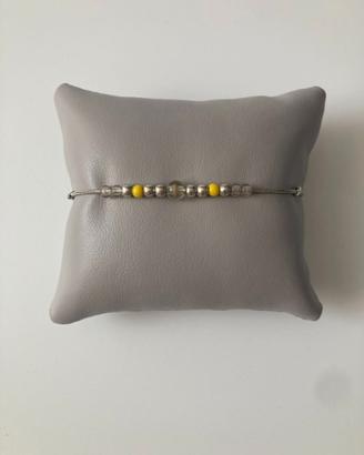Bracciale argento 925 perline