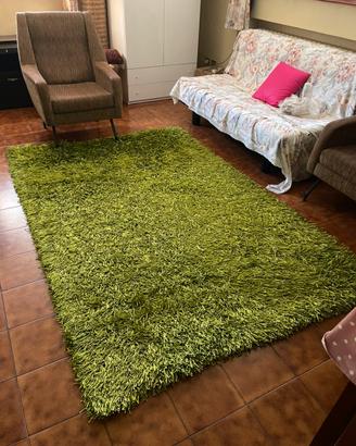 Tappeto Shaggy verde