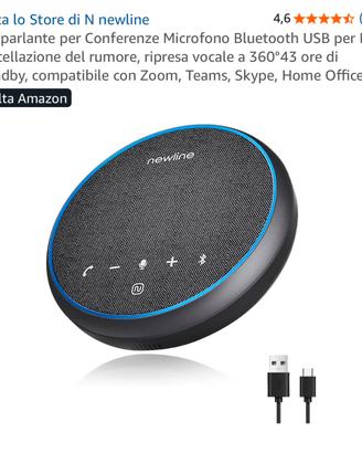 Altoparlante Microfono Bluetooth USB N newline