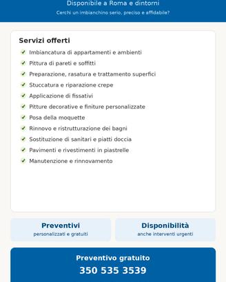 imbianchino / lavoratore