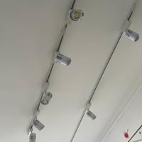 Binari illuninazione con faretti