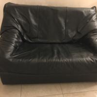 divano in pelle stile Depas