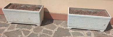 vasi da giardino in cemento 