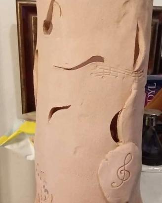 lampada in terracotta 