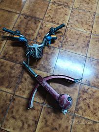 manubrio e forcella piaggio grillo