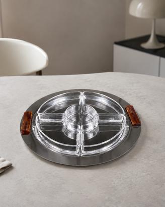 Antipastiera Mepra Piramide nuova madreperla 35 cm