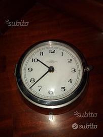 Orologio wempe nautico oblò cromato navale