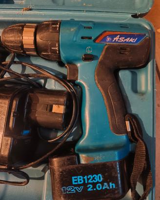 Trapano ASAKI a batteria 