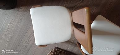 Due set da 4 sedie design Mario Marenco restyling