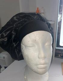 Cuffia in seta per cura capelli ricci