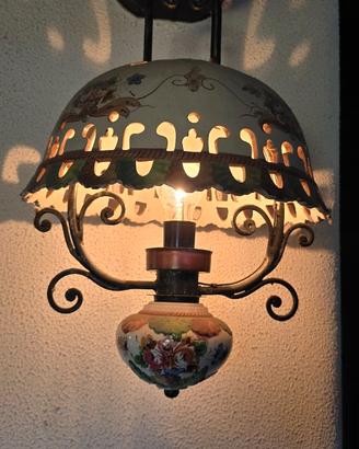 Lampada a sospensione vintage