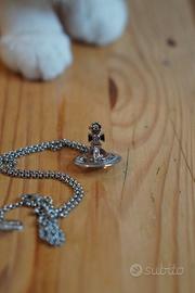 Collana Vivienne Westwood Tiny Orb rosa