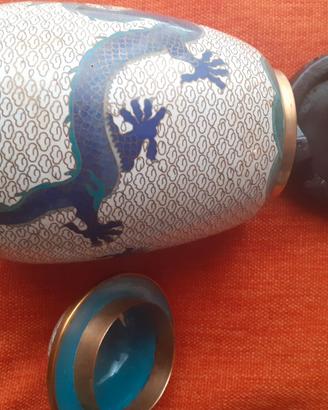 Vaso Cinese Cloisonné