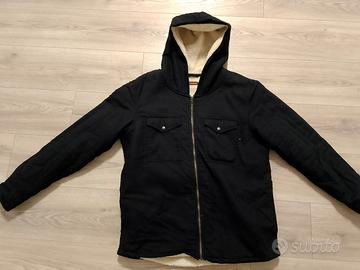 Giacca in Pile Interno Morbido con Zip e Cappuccio