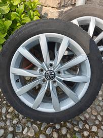 CERCHI IN LEGA 17" + 4 GOMME INVERNALI GOLF VW