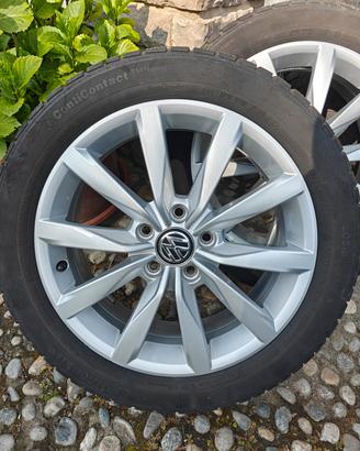 CERCHI IN LEGA 17" + 4 GOMME INVERNALI GOLF VW
