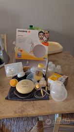 Tiralatte elettrico Medela+coppette raccolta