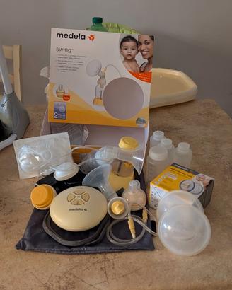 Tiralatte elettrico Medela+coppette raccolta