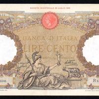 CENTO 100 LIRE AQUILA ROMANA CAPRANESI 17/06/1935