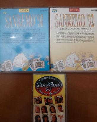 cassette "sanremo 91,92,97
