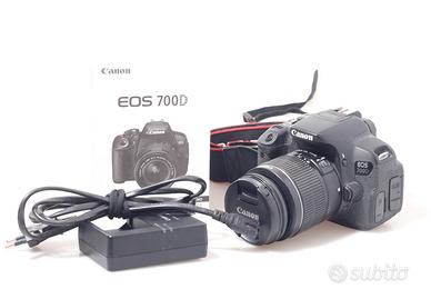 FOTOCAMERA DIGITALE REFLEX CANON EOS 700D + 18-55