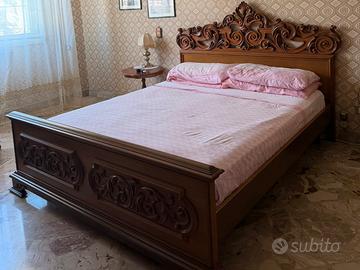Camera da letto completa vintage stile barocco