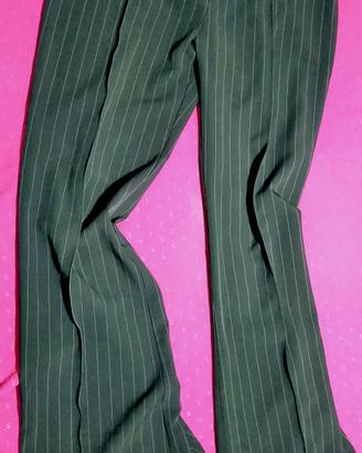pantaloni donna Modi d'essereneri gessati,tg46 Nuo