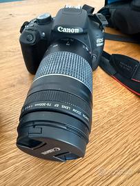 Canon EOS 1200D + obiettivo 75-300 + custodia