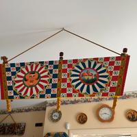 2 Pannelli decorativi siciliani dipinto a mano