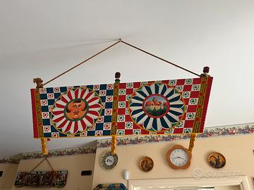 2 Pannelli decorativi siciliani dipinto a mano