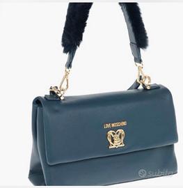 Borsa originale Moschino nuova blu