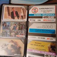 Schede telefoniche in album