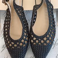 Scarpa Ballerina slingback a intreccio n. 39
