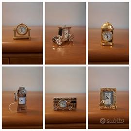 orologi in miniatura da collezione 
