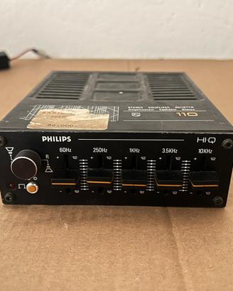 Equalizzatore Philips 110 vintage