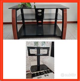 Mobile porta tv in vetro temprato + supporto tv
