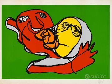 Karel Appel - “Putting Green Kiss