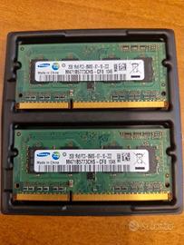 memoria Samsung 4GB (2x2gb) DDR3 1066MHz