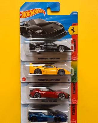 Hot Wheels Ferrari Set 4  - 12Cilindri, SF90, F40