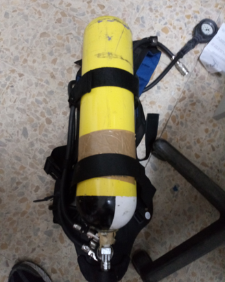 Autorespiratore drager bombola ossigeno