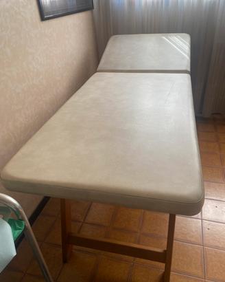 Lettino da visita in legno