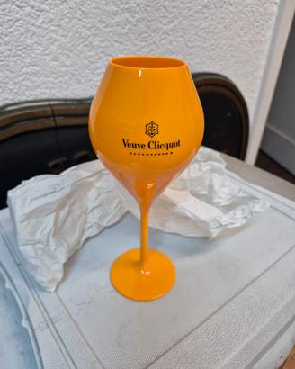 flute Veuve Clicquot policarbonato giallo nuovi