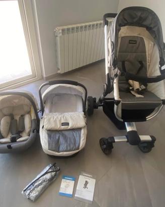 Trio passeggino- navicella- seggiolino auto