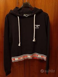 Felpa nera marca BOY ragazzina