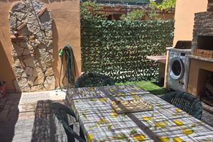 Solanas davanti alla spiaggia